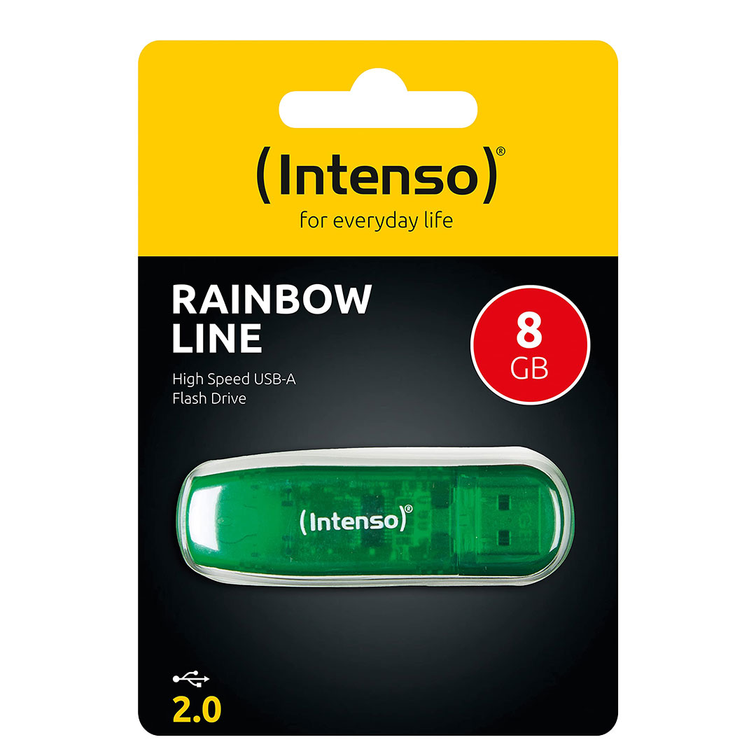 Clé Usb 2.0 Rainbow 8 Go INTENSO