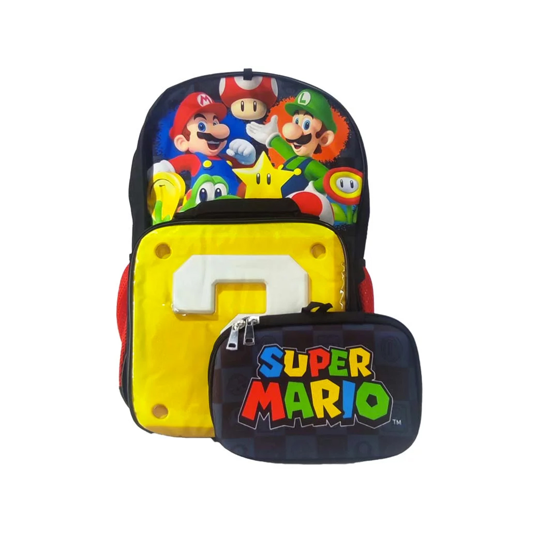 Sac à dos d'école SUPER MARIO