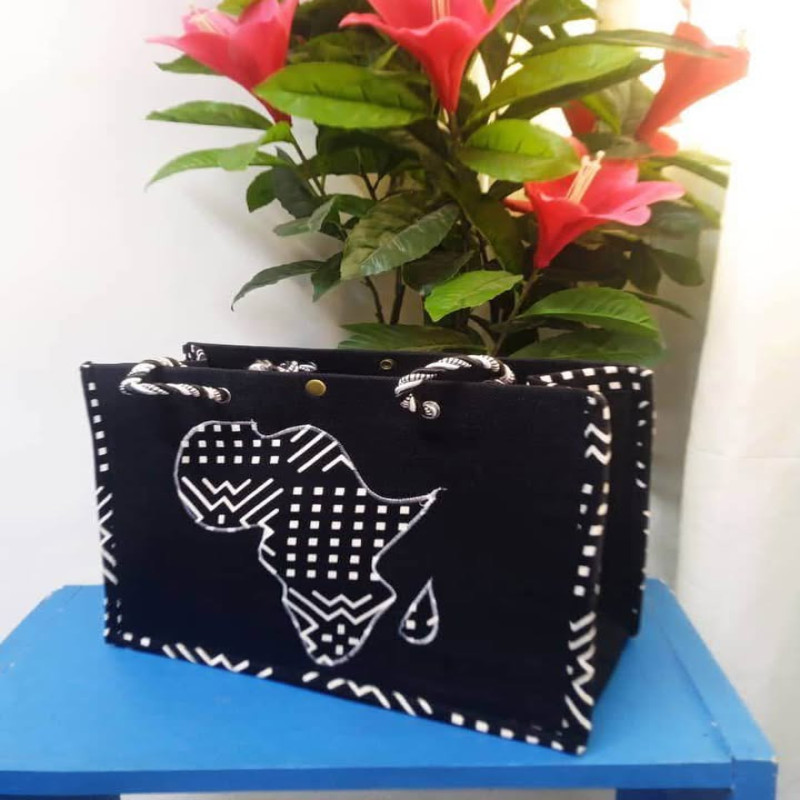 Sacs aux Couleurs Africaine Noir