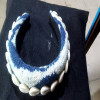 Barrette en tissu Ndop