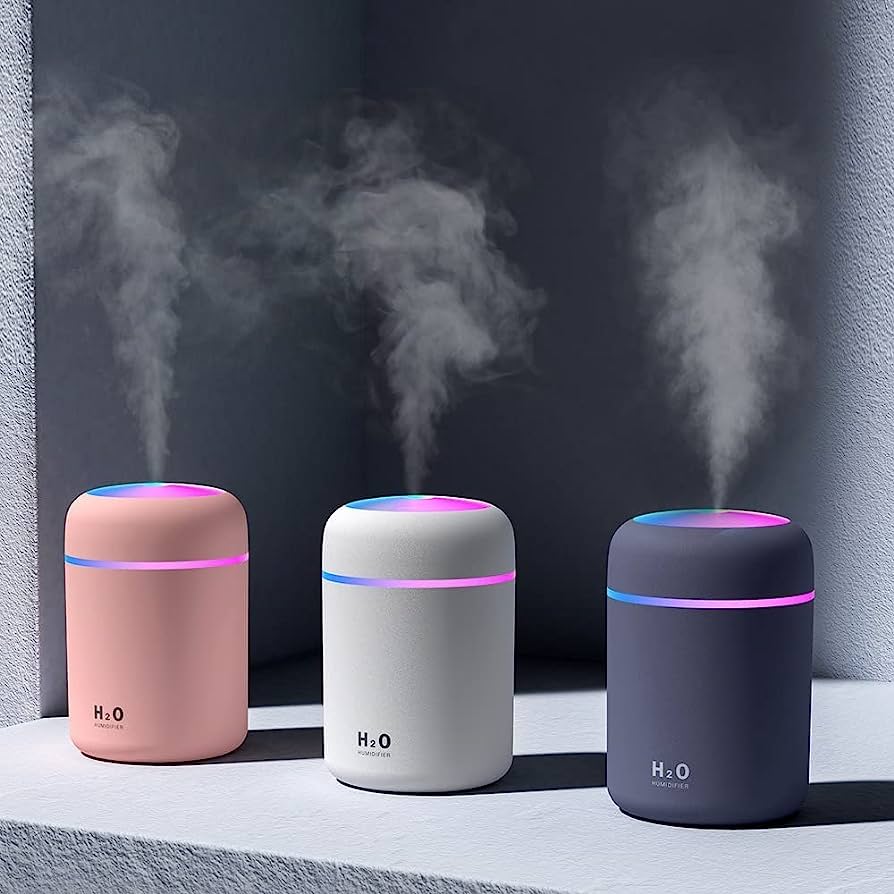 Diffuseur de parfum Humidificateur d'air aromatique avec veilleuse LED colorée