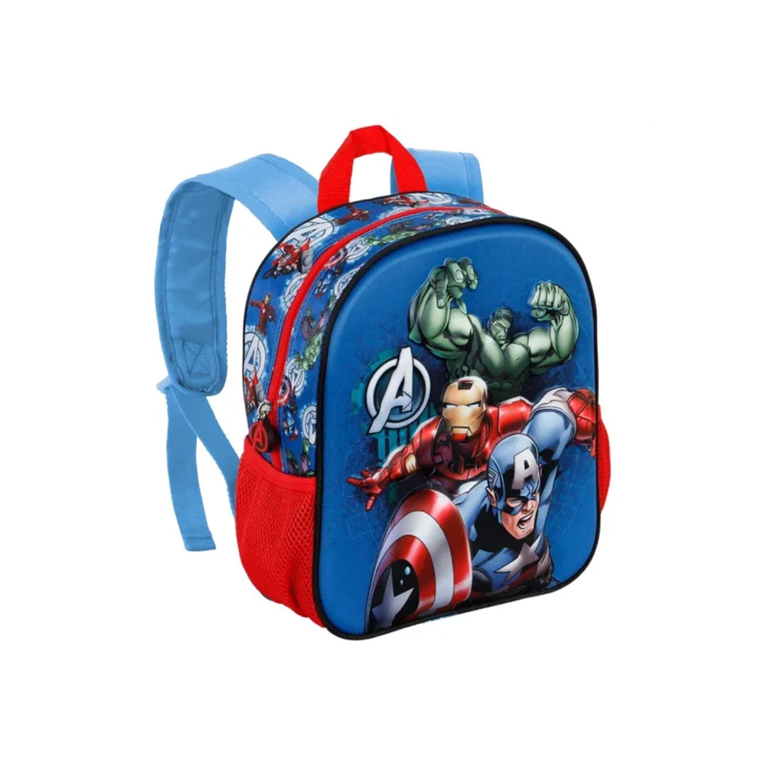 Sac à dos 3D AVENGERS Marvel avec THOR, IRON MAN et CAPTAIN AMERICA